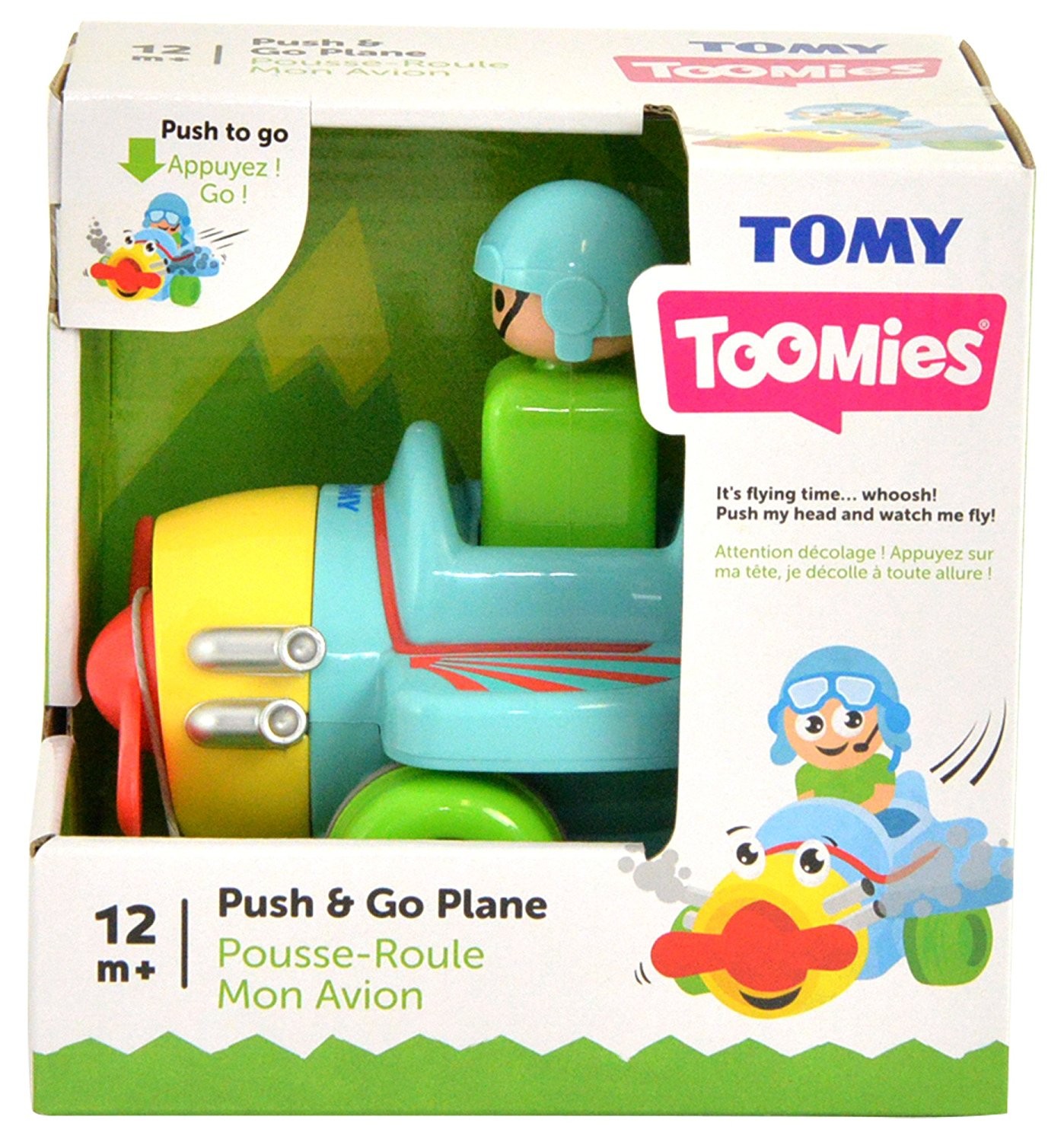 JUEGO INTERACTIVO THE FIRST YEARS E72241 AVION PUSH AND GO TOOMIES MULTICOLOR - 3