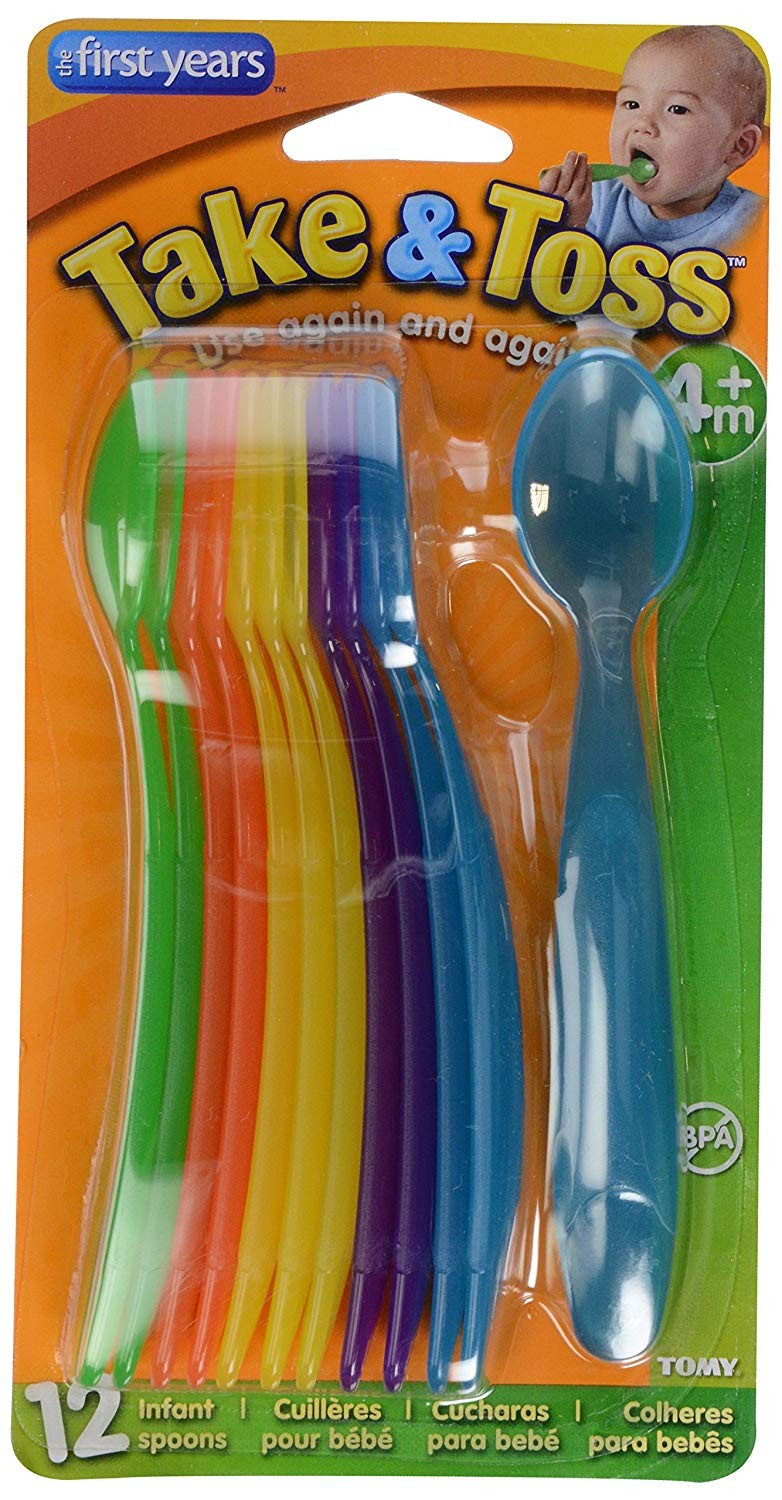 SET THE FIRST YEARS Y1234 12 CUCHARAS MULTICOLOR - 1