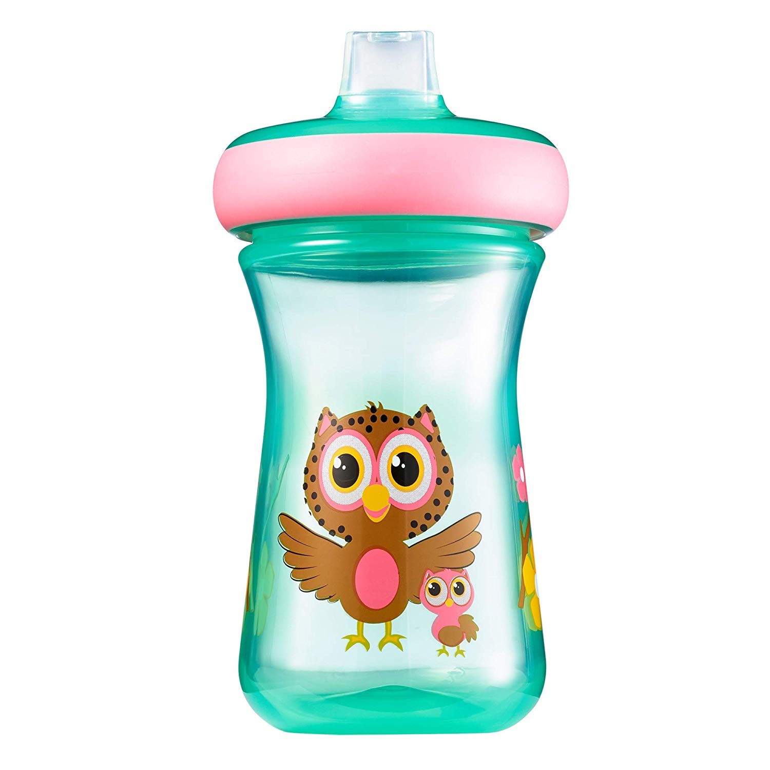VASOS ANTI DERRAME THE FIRST YEARS Y6668A1 ROSA CHUPETE SILICONA - 3