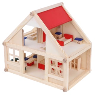 CASITA MADERA FAMILIA COMPLETA Y AMOBLADA | Multicolor - 1