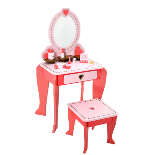 TOCADOR DE MADERA PARA PRINCESAS. - 1