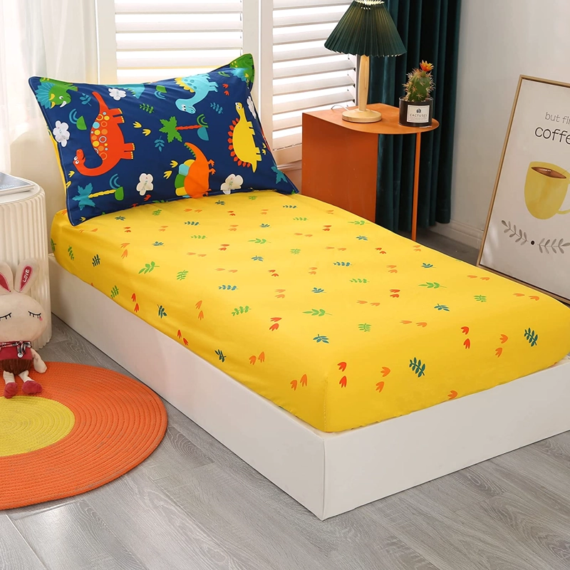 SET ROPA PARA CAMA DE TRANSICIÓN DINO DE 4 PIEZAS - 3