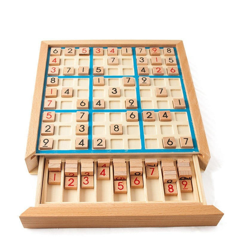 SUDOKU PELLITOS LW-337 MADERA 9 CUADRADOS MULTICOLOR - 1