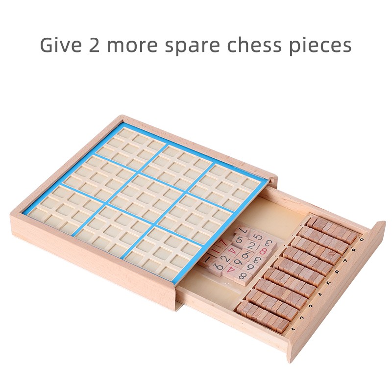 SUDOKU PELLITOS LW-337 MADERA 9 CUADRADOS MULTICOLOR - 2