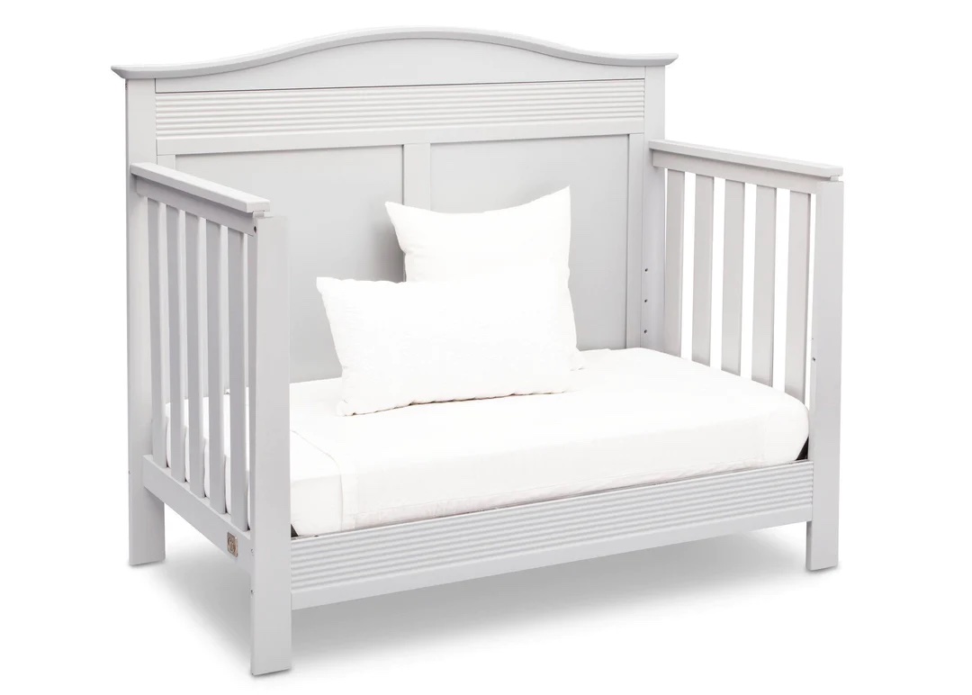 CUNA DE MADERA SERTA 4 EN 1 BARRET BLANCA - 4