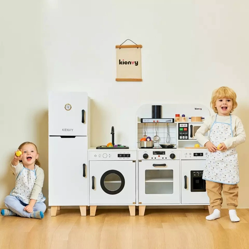 COCINA DIDÁCTICA DE MADERA MINI MASTER XL AMARILLO - 2