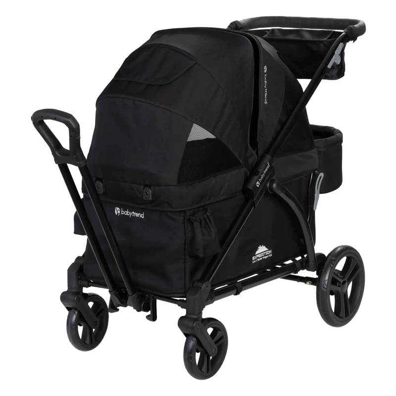CARRO PASEO WAGON Y COCHE DOBLE MUV EXPEDITION 2 EN 1 ULTRA BLACK | Negro - 1