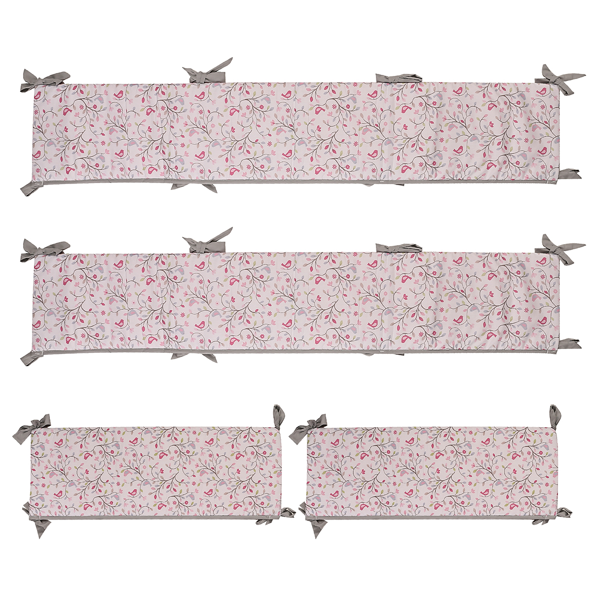 SET ROPA DE CUNA 4 PIEZAS FLOWERS. - 4