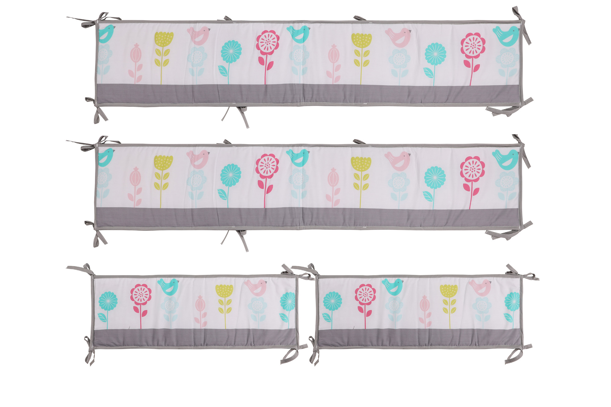 SET ROPA DE CUNA 100% ALGODON SWEET BIRDS 5 PIEZAS - 4
