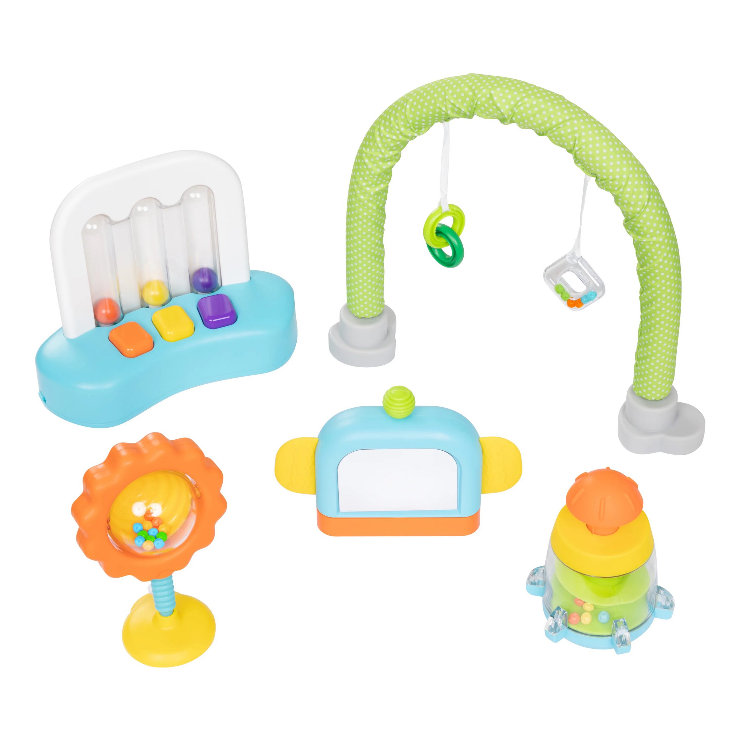 CENTRO DE ACTIVIDADES 4 EN 1 ANDADOR SMART STEPS BY BABY TREND SAFARI TOSS - 6