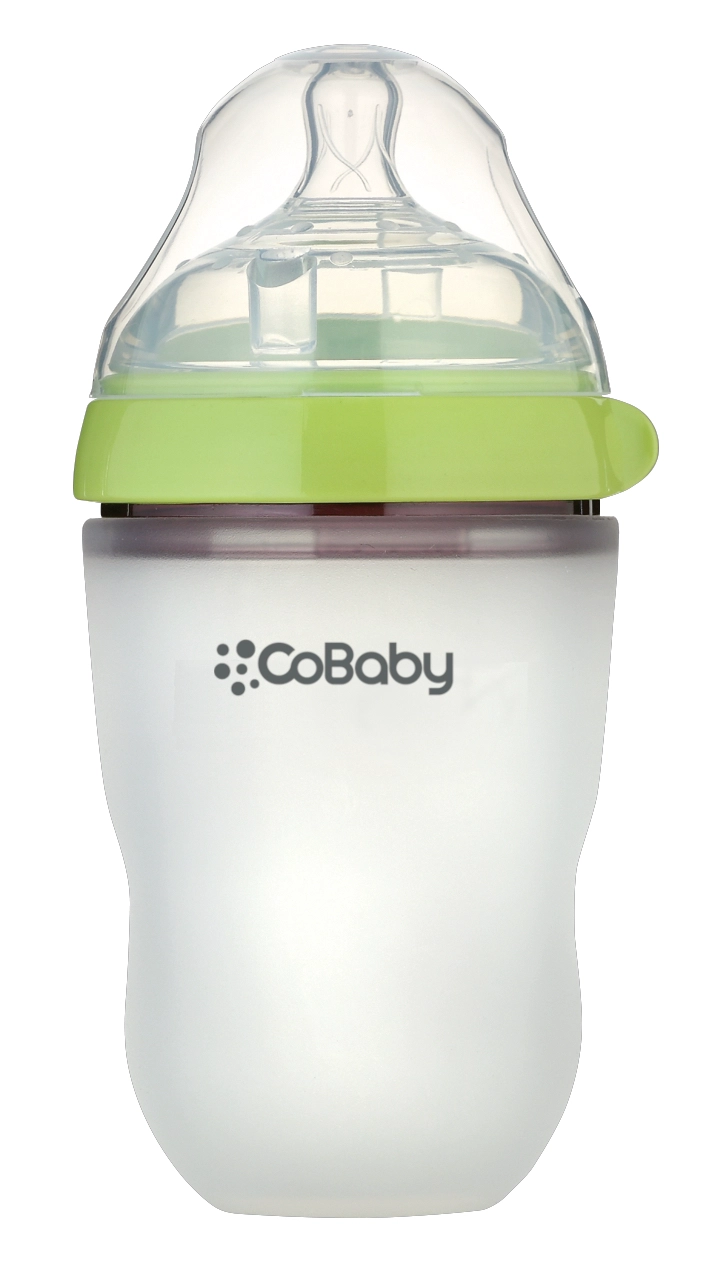 MAMADERA COBABY SL250V SILICONA FLEXIBLE 250 ML VERDE - 1