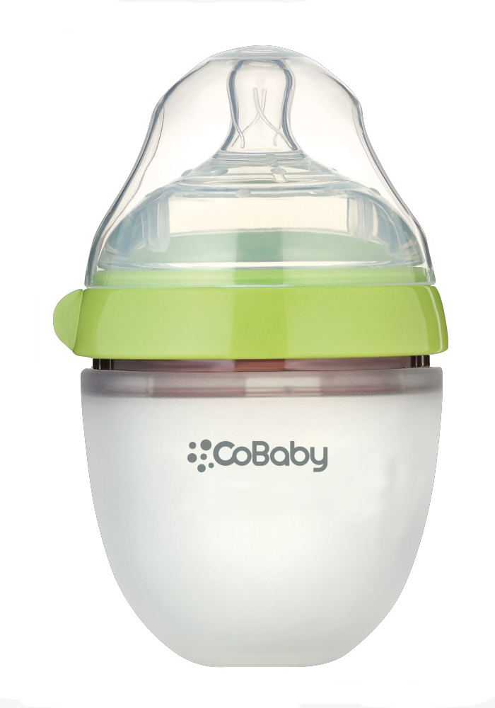 MAMADERA COBABY SL150V SILICONA FLEXIBLE 150 ML VERDE - 1
