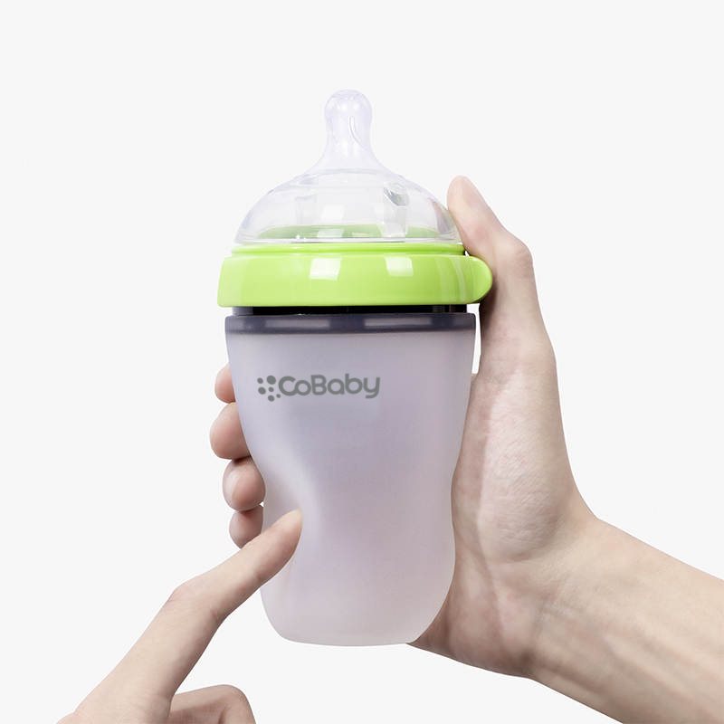 MAMADERA COBABY SL150V SILICONA FLEXIBLE 150 ML VERDE - 2