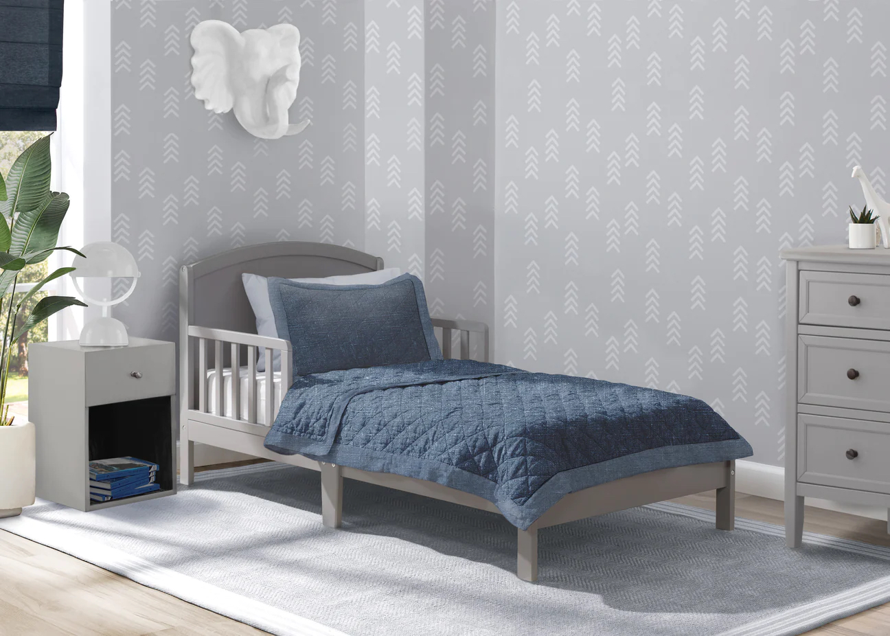 CAMA DE TRANSICIÓN ABBY GRIS - 4