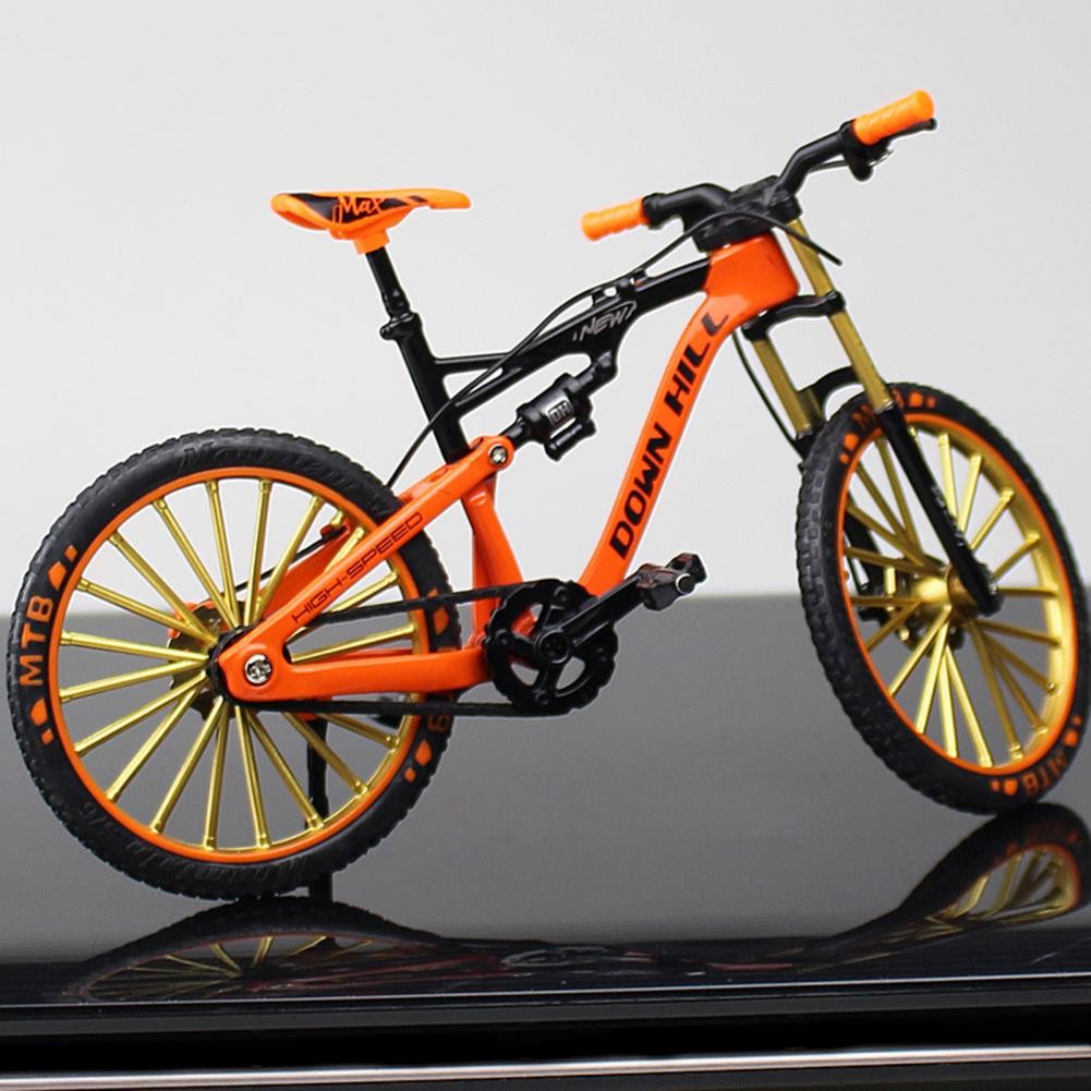 BICICLETA PELLITOS MOUNTAINBIKE ESCALA 1:10 NARANJA COLECCIÓNABLE MOUNTAINBIKE-ORG - 4