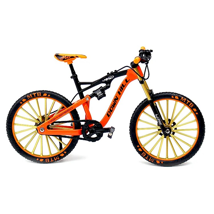 BICICLETA PELLITOS MOUNTAINBIKE ESCALA 1:10 NARANJA COLECCIÓNABLE MOUNTAINBIKE-ORG - 5