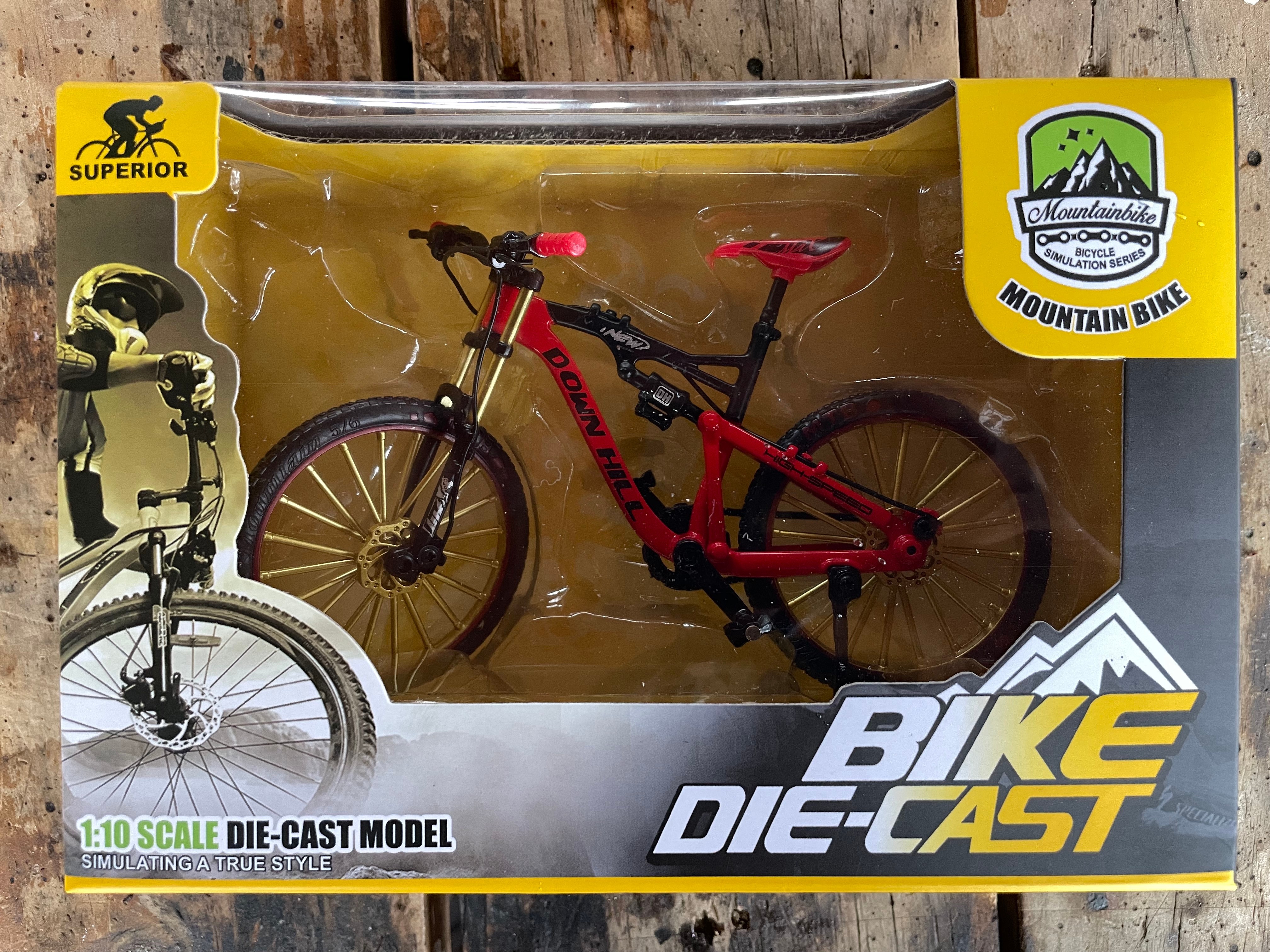 BICICLETA MTB ESCALA 1:10 ROJA, COLECCIONABLE - 2