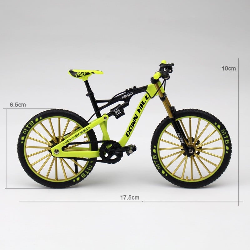 BICICLETA MTB ESCALA 1:10 YELLOW, COLECCIONABLE - 5