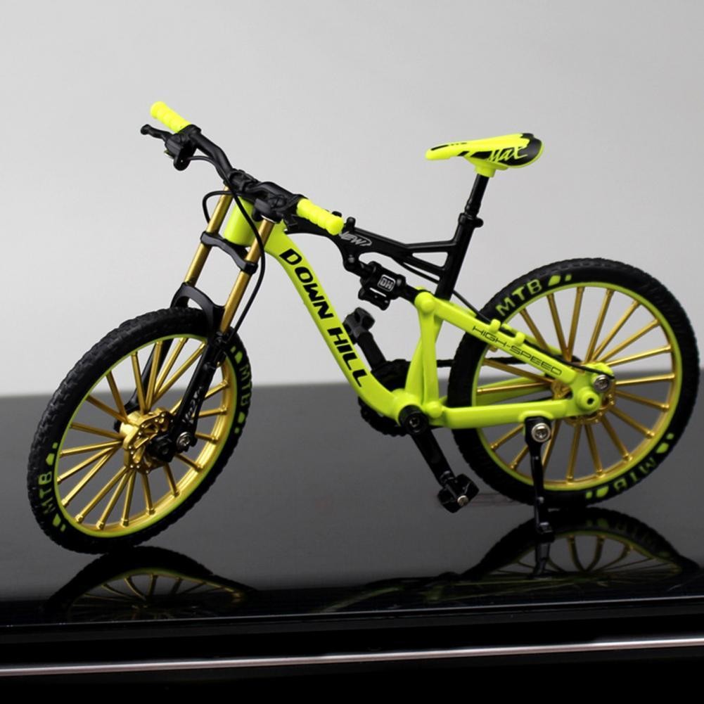 BICICLETA MTB ESCALA 1:10 YELLOW, COLECCIONABLE - 6