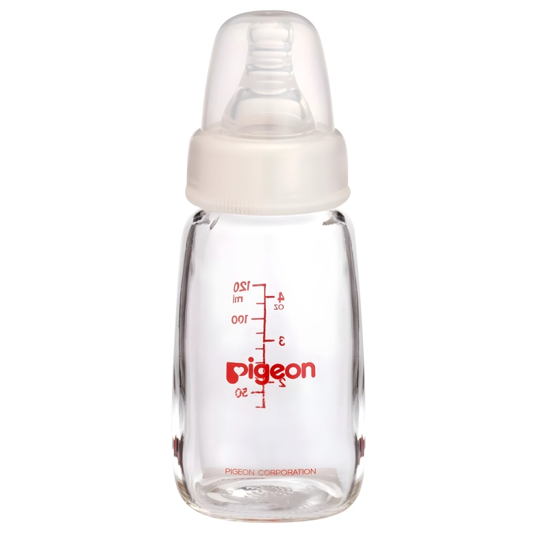 MAMADERA DE VIDRIO PIGEON 120ML FLEXIBLE - 1