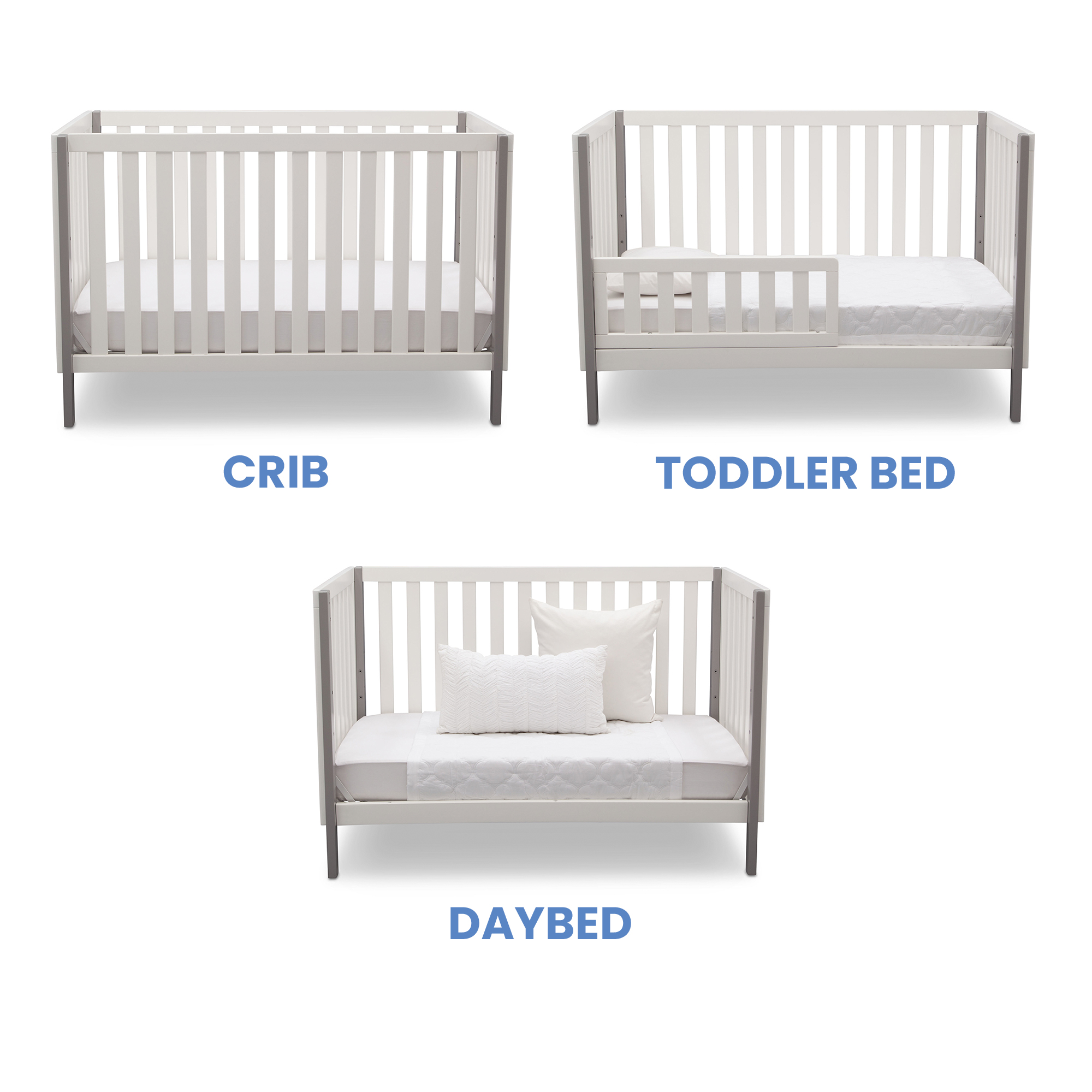 CUNA DE MADERA SOLIDA CONVERTIBLE 3 EN 1 MILO - 5