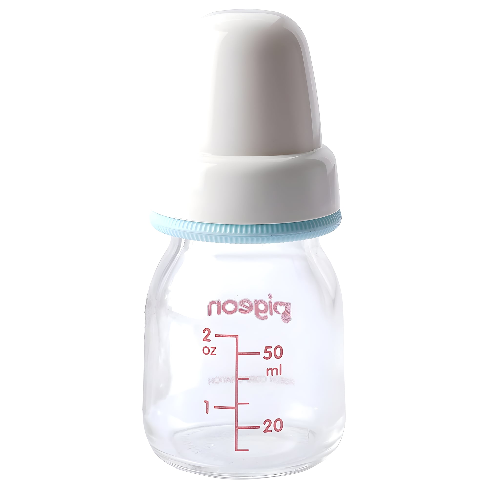 MAMADERA PIGEON 3308 VIDRIO 50ML FLEXIBLE TRANSPARENTE - 1