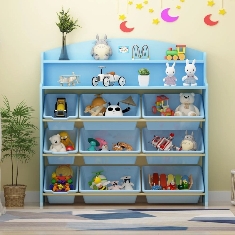 ORGANIZADOR CELESTE JIRAFA 11 CAJAS - 4