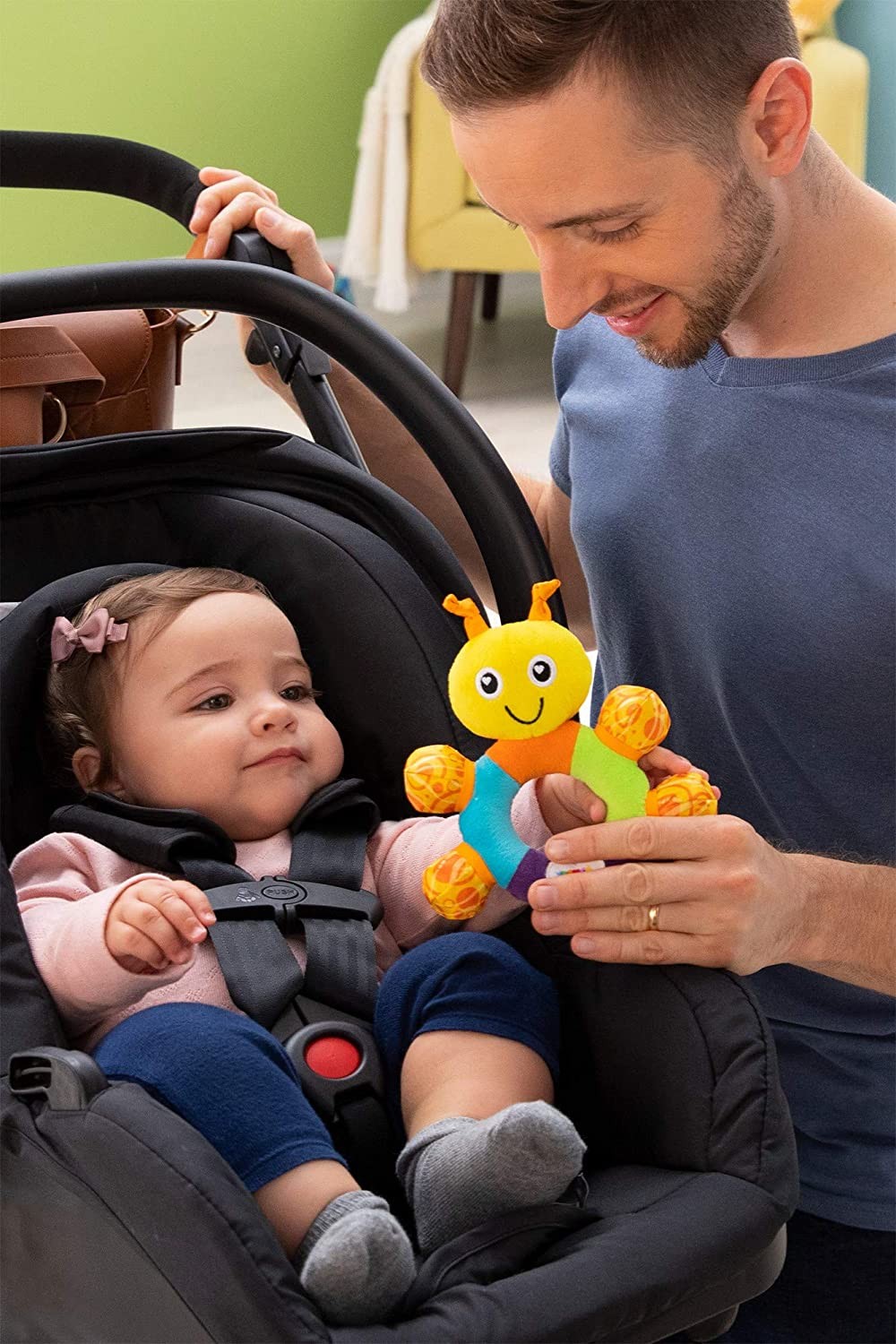 SONAJERO LAMAZE Y2471-AM MI PRIMER BEBÉ AMARILLO - 3
