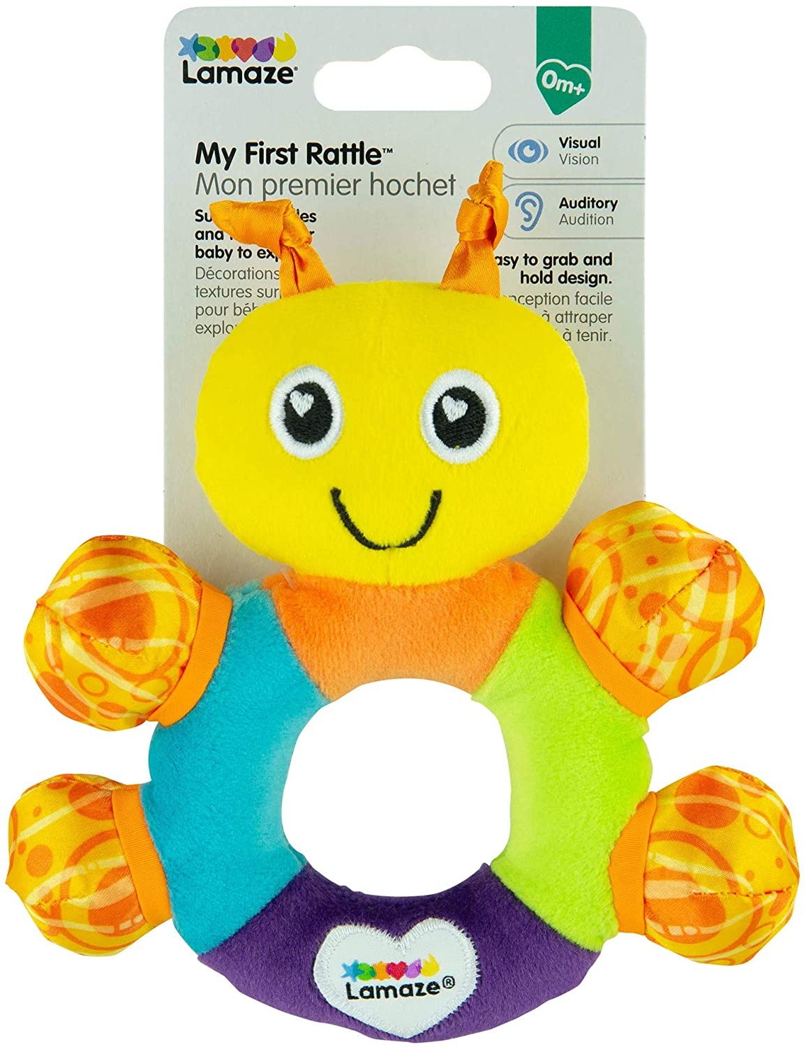 SONAJERO LAMAZE Y2471-AM MI PRIMER BEBÉ AMARILLO - 5