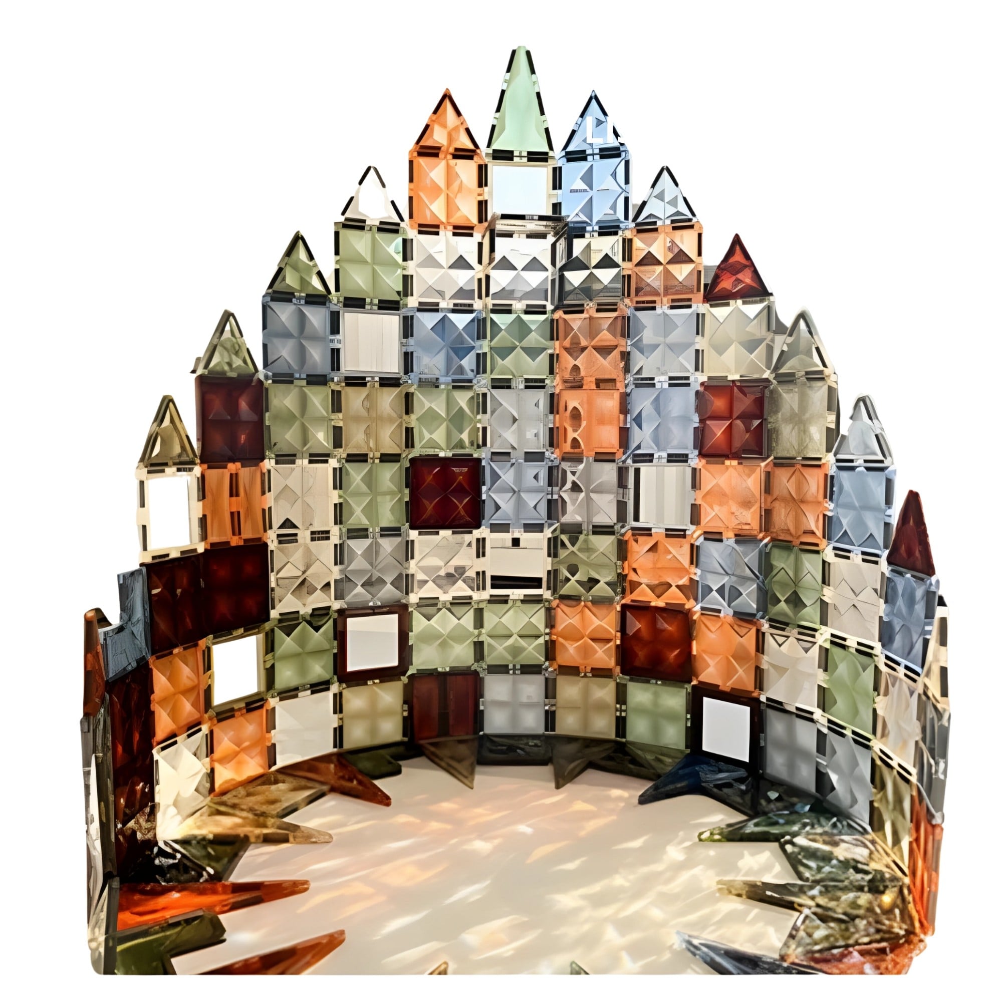 MAGNÉTICOS ONSHINE TNWX-3300 DIDÁCTICOS 3D CONSTRUCCIÓN 100 PIEZAS MULTICOLOR - 1