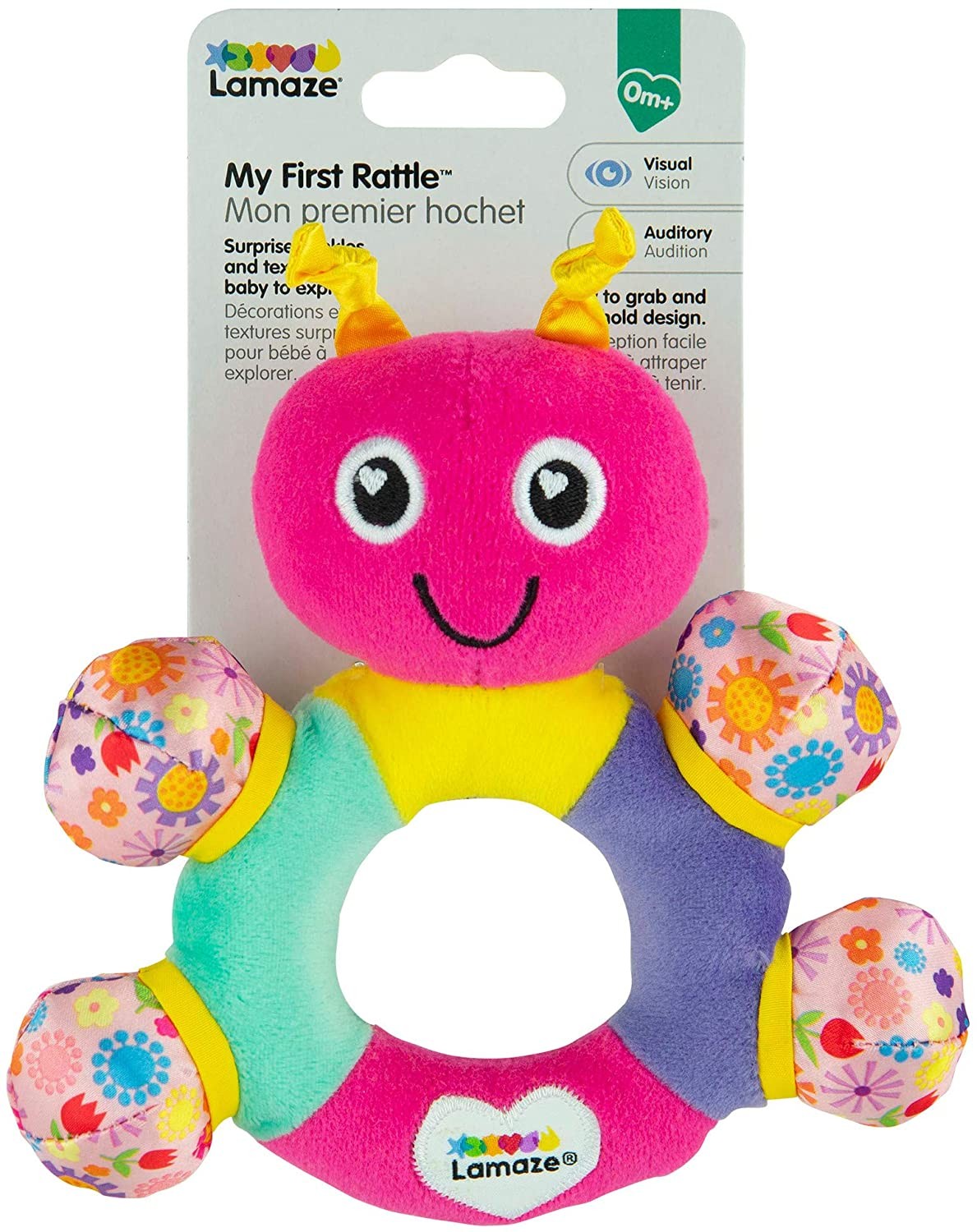 SONAJERO LAMAZE Y2471 MI PRIMER BEBÉ FUCSIA - 2