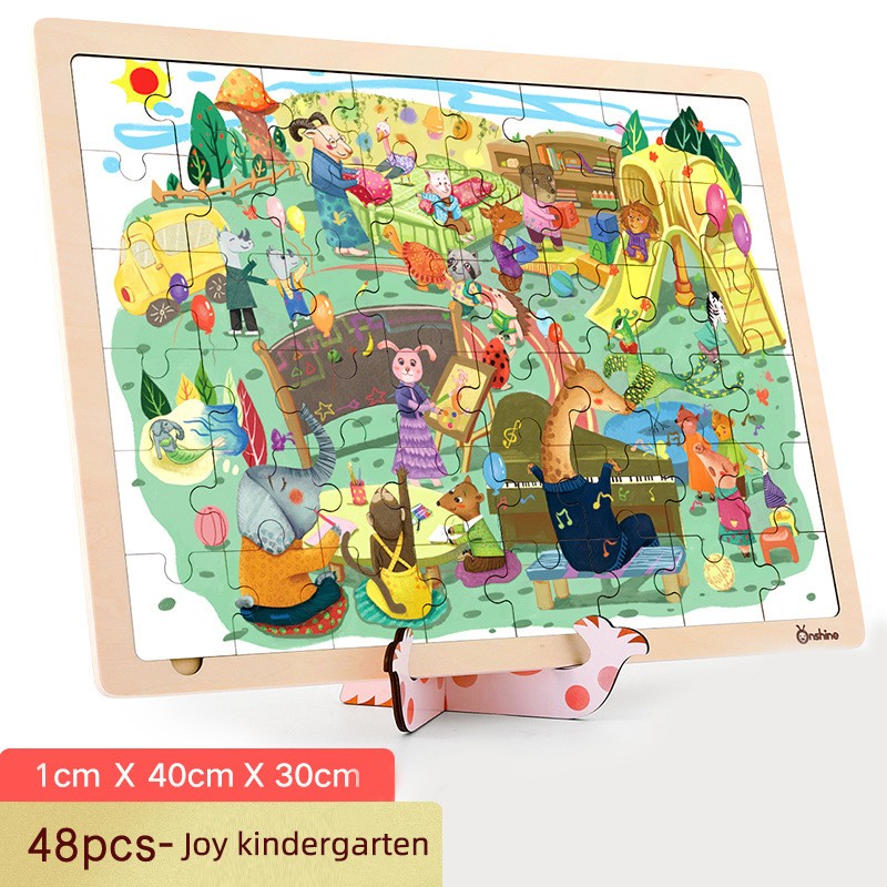 ROMPECABEZAS ONSHINE TNWX-7628 48 PIEZAS KINDERGARTEN MULTICOLOR - 2