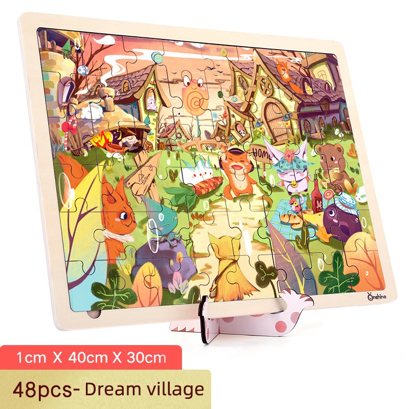 ROMPECABEZAS ONSHINE TNWX-7611 48 PIEZAS DREAM VILLAGE MULTICOLOR - 2