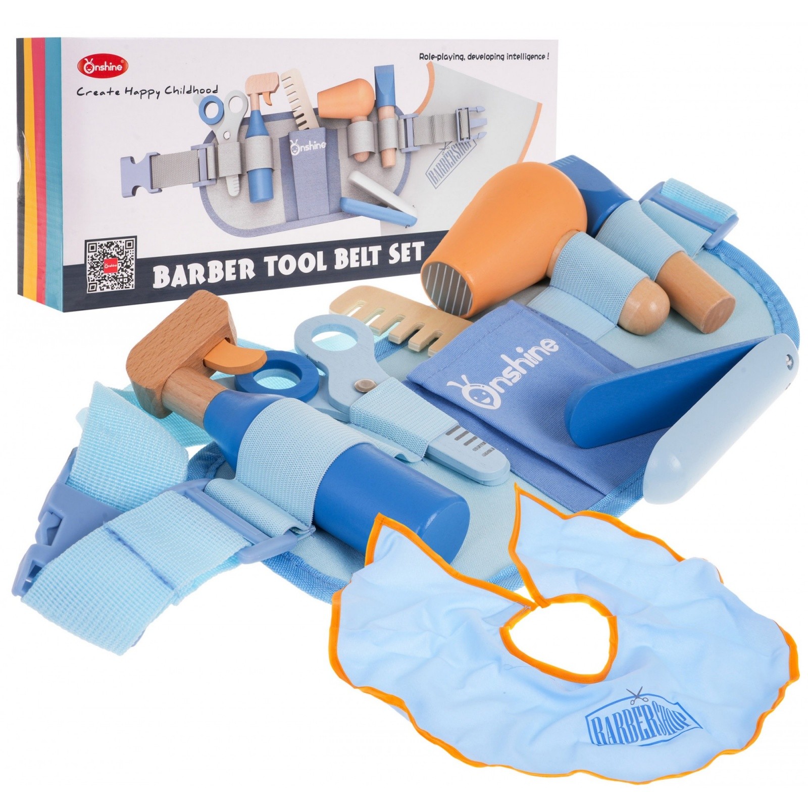 CINTURÓN ONSHINE TNWX-2549 PELUQUERIA BARBERIA DIDACTICO MULTICOLOR - 6