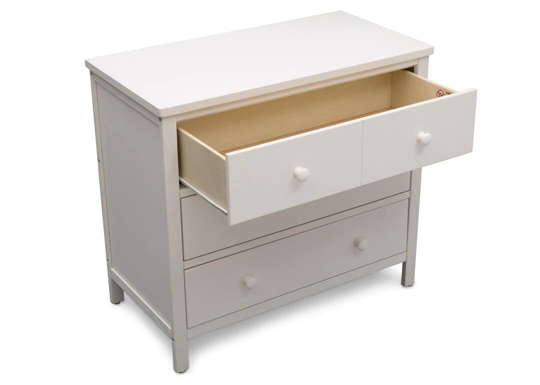 CÓMODA DELTA CHILDREN W101030-1349 3 CAJONES MIDDLETON BLANCO - 2