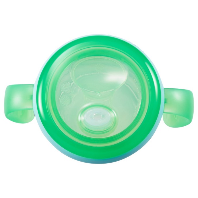 VASO THE FIRST YEARS Y6664 ANTIDERRAME CHUPETE SILICONA 207ML CON ASAS MULTICOLOR - 7