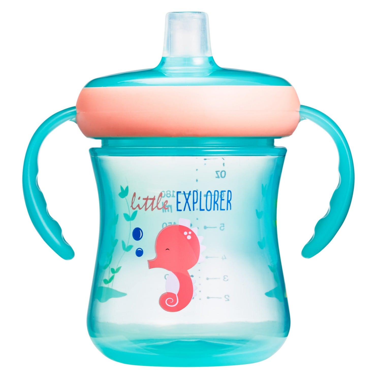 VASO THE FIRST YEARS Y6665 ANTIDERRAME CHUPETE SILICONA 207ML CON ASAS MULTICOLOR - 2