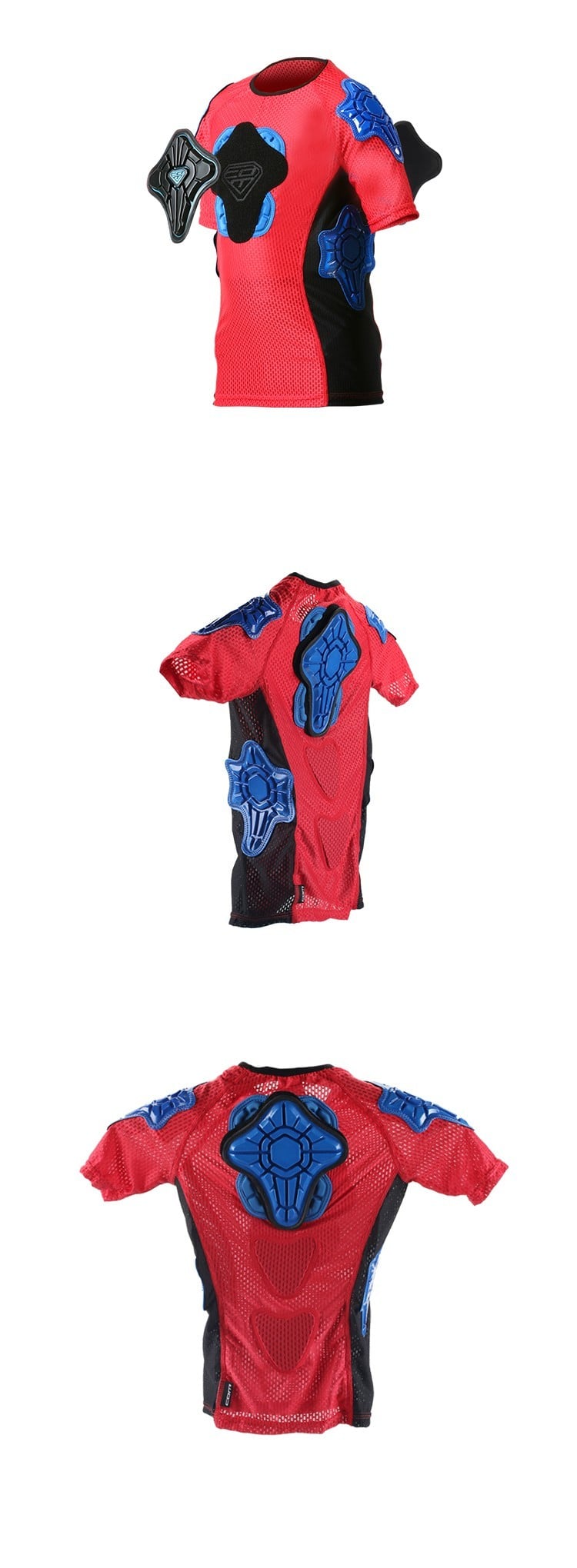 TRAJE COMSPORTS UAS1-BLACK ARMADURA FLEXIBLE MTB BMX NINOS - 2