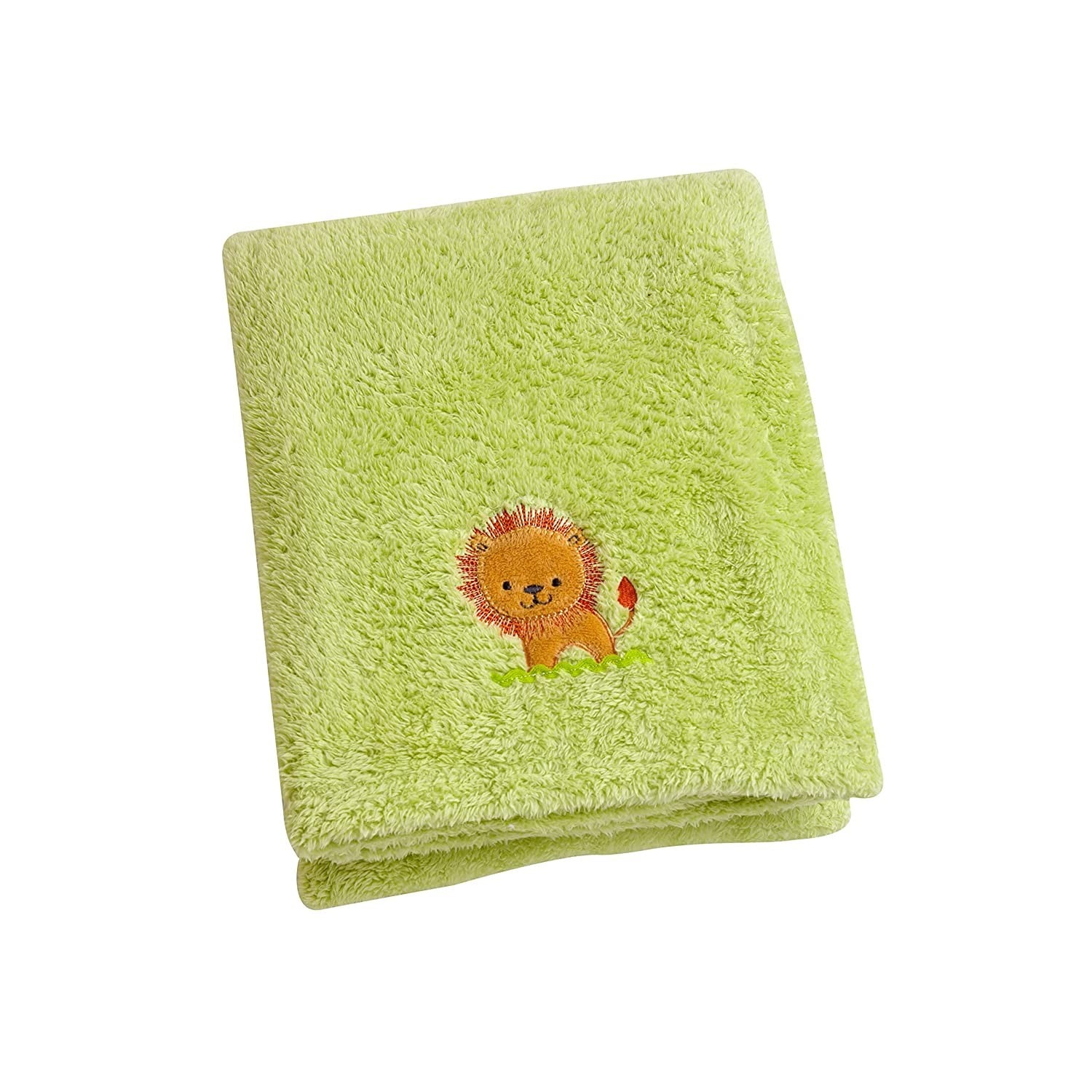 MANTITA NOJO LEON VERDE CORAL FLEECE - 1