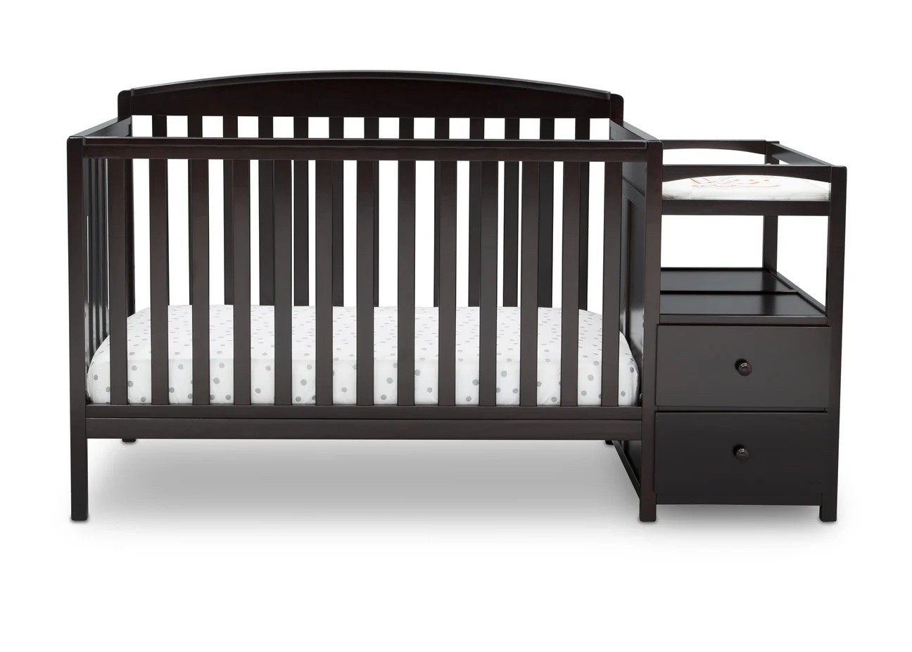 CUNA CONVERTIBLE DELTA CHILDREN 74804-207 MADERA CAFE Y MUDADOR ROYAL CHERRY - 2