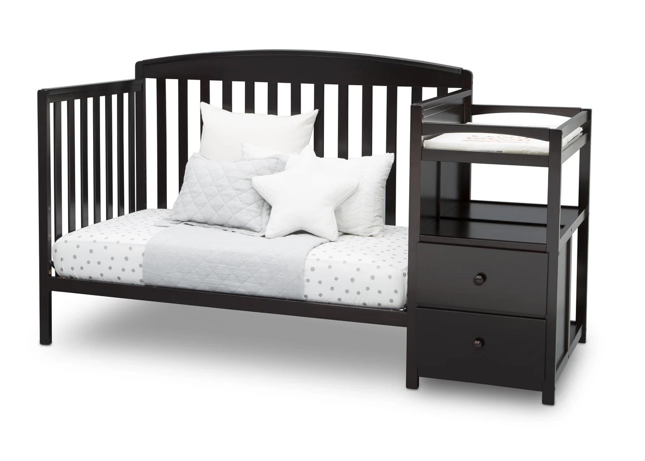 CUNA CONVERTIBLE DELTA CHILDREN 74804-207 MADERA CAFE Y MUDADOR ROYAL CHERRY - 6