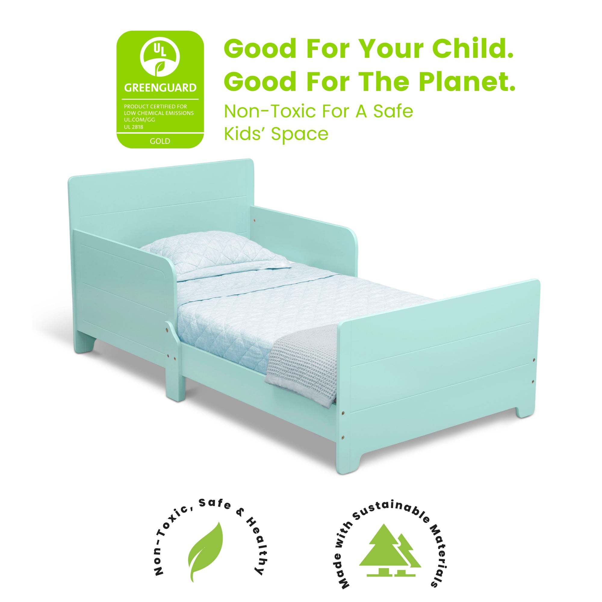 CAMA TRANSICIÓN DELTA CHILDREN MYSIZE MADERA MENTA - 3