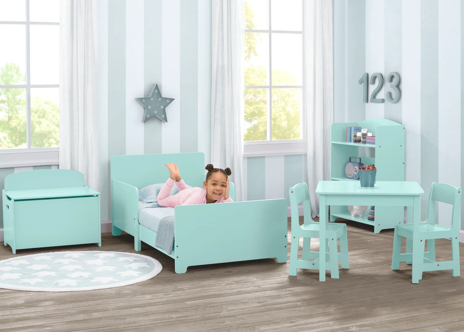 CAMA TRANSICIÓN DELTA CHILDREN MYSIZE MADERA MENTA - 5