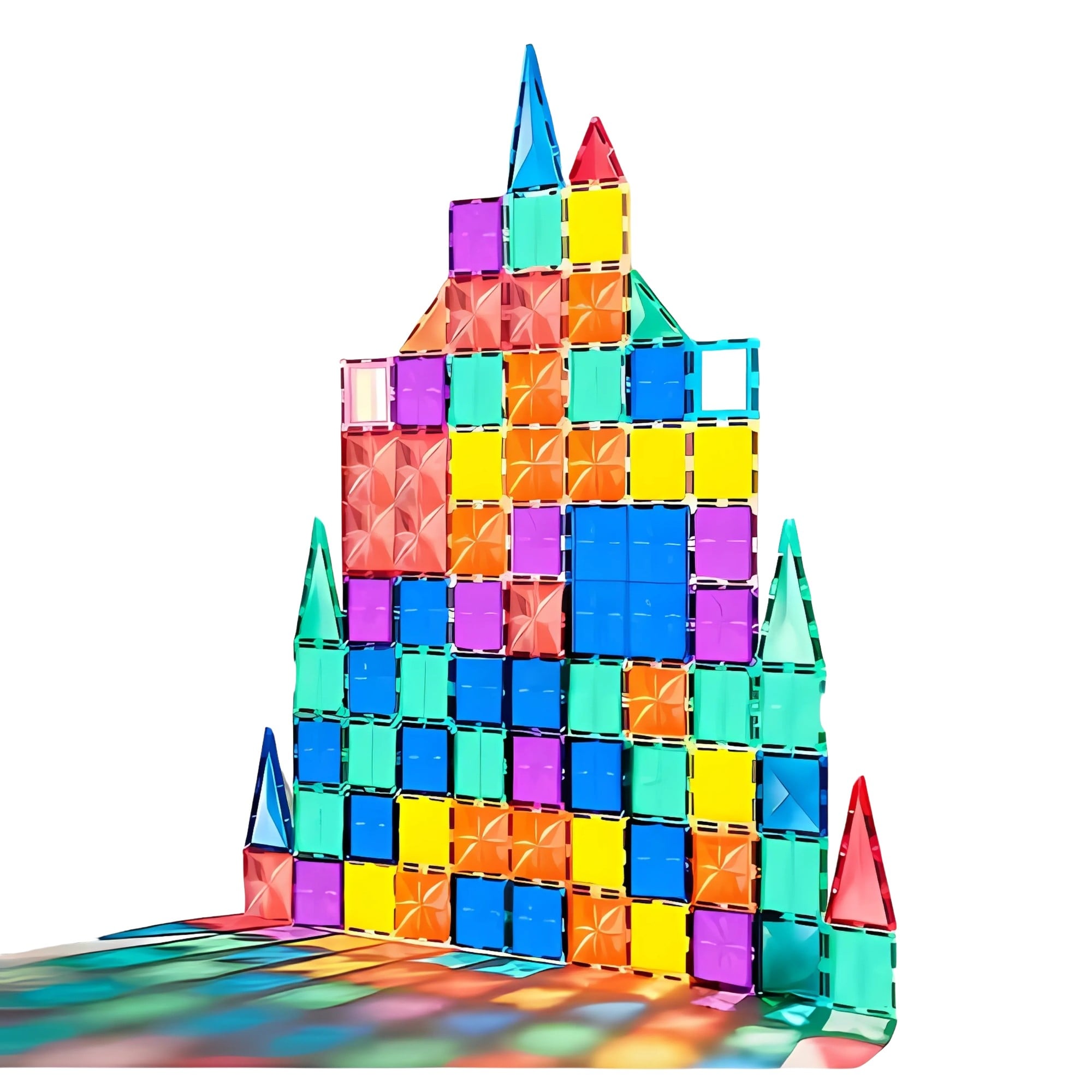 MAGNÉTICOS DIDÁCTICOS 4D PARA CONSTRUCCIÓN ONSHINE MULTICOLOR 100 PIEZAS - 1