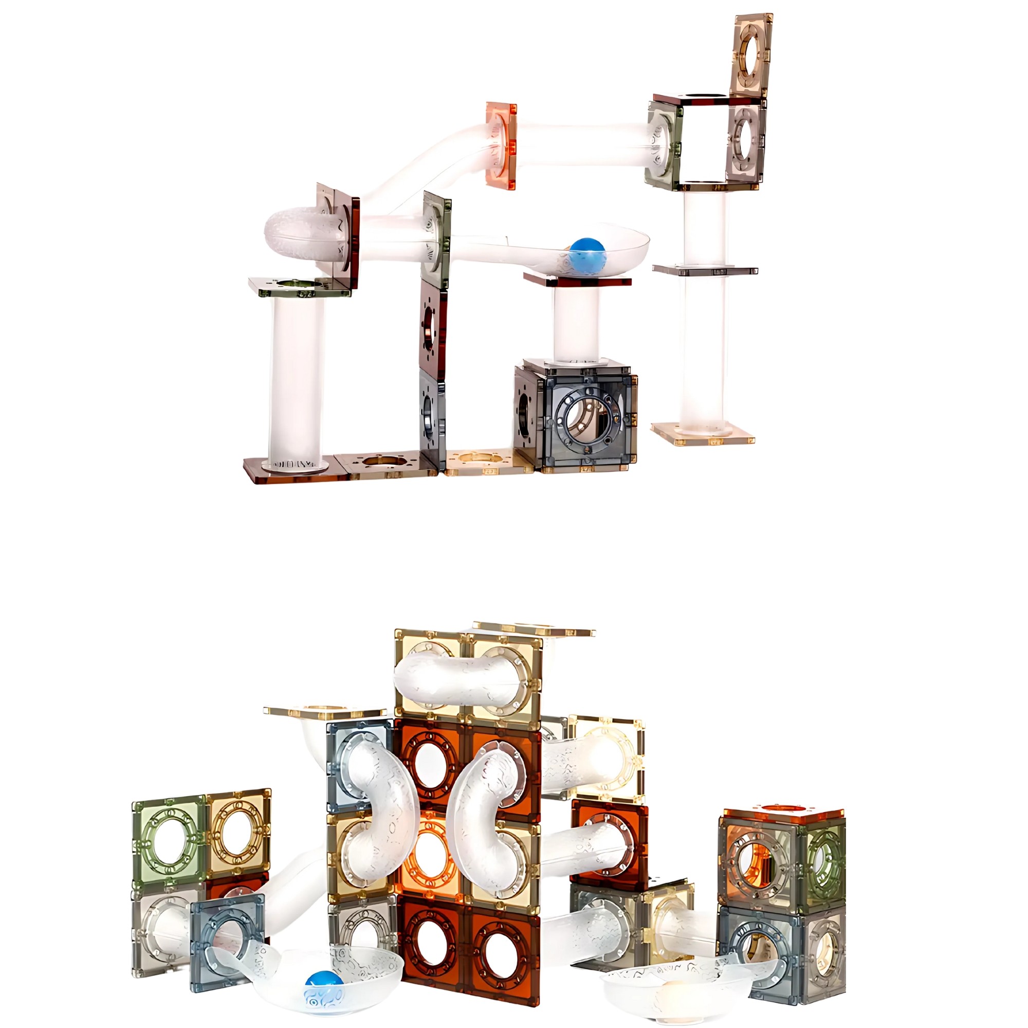 MAGNÉTICOS DIDÁCTICOS 4D PARA CONSTRUCCIÓN ONSHINE MULTICOLOR 80 PIEZAS - 1