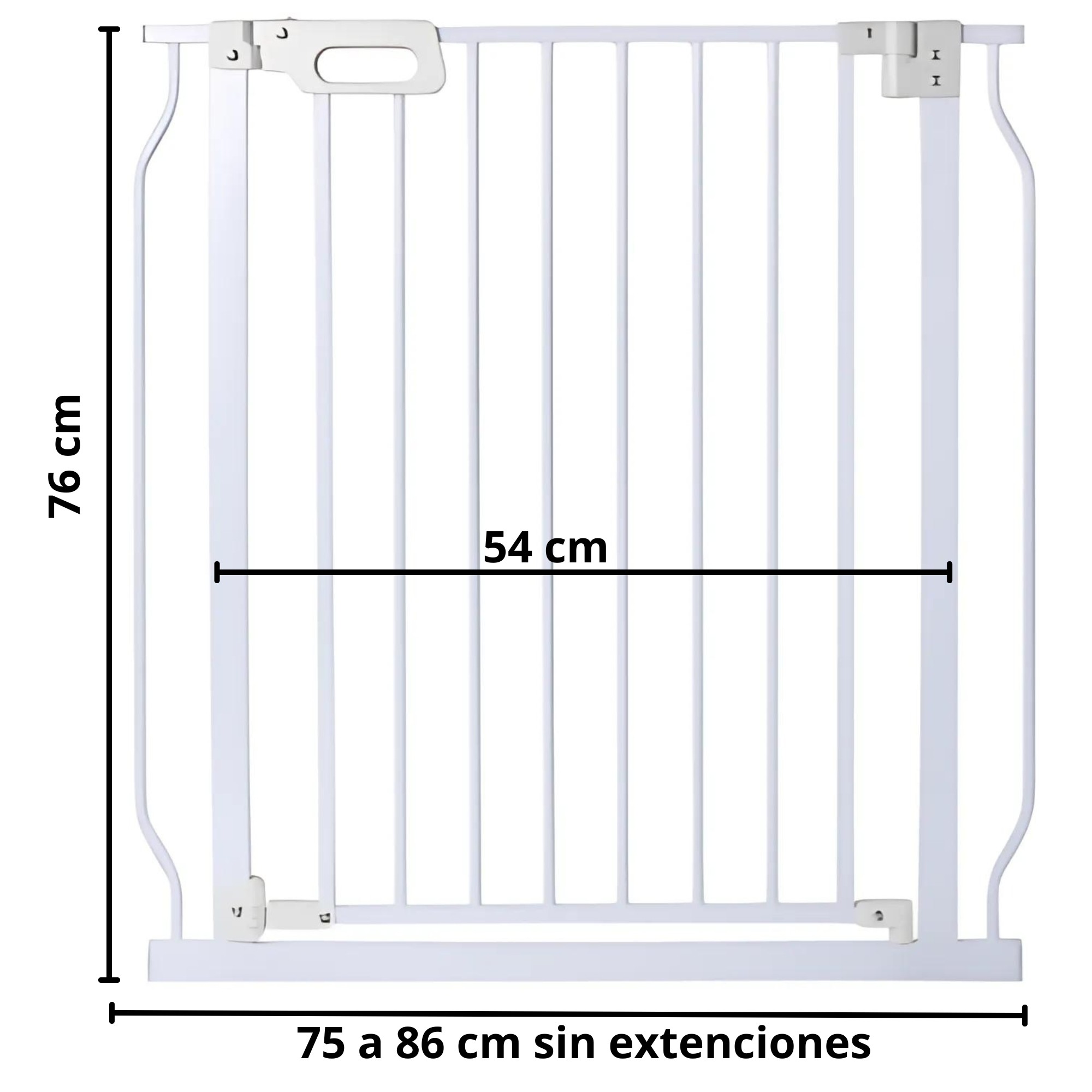 REJA SEGURIDAD COBABY COBRJ-33 ACERO BLANCO METÁLICA - 3