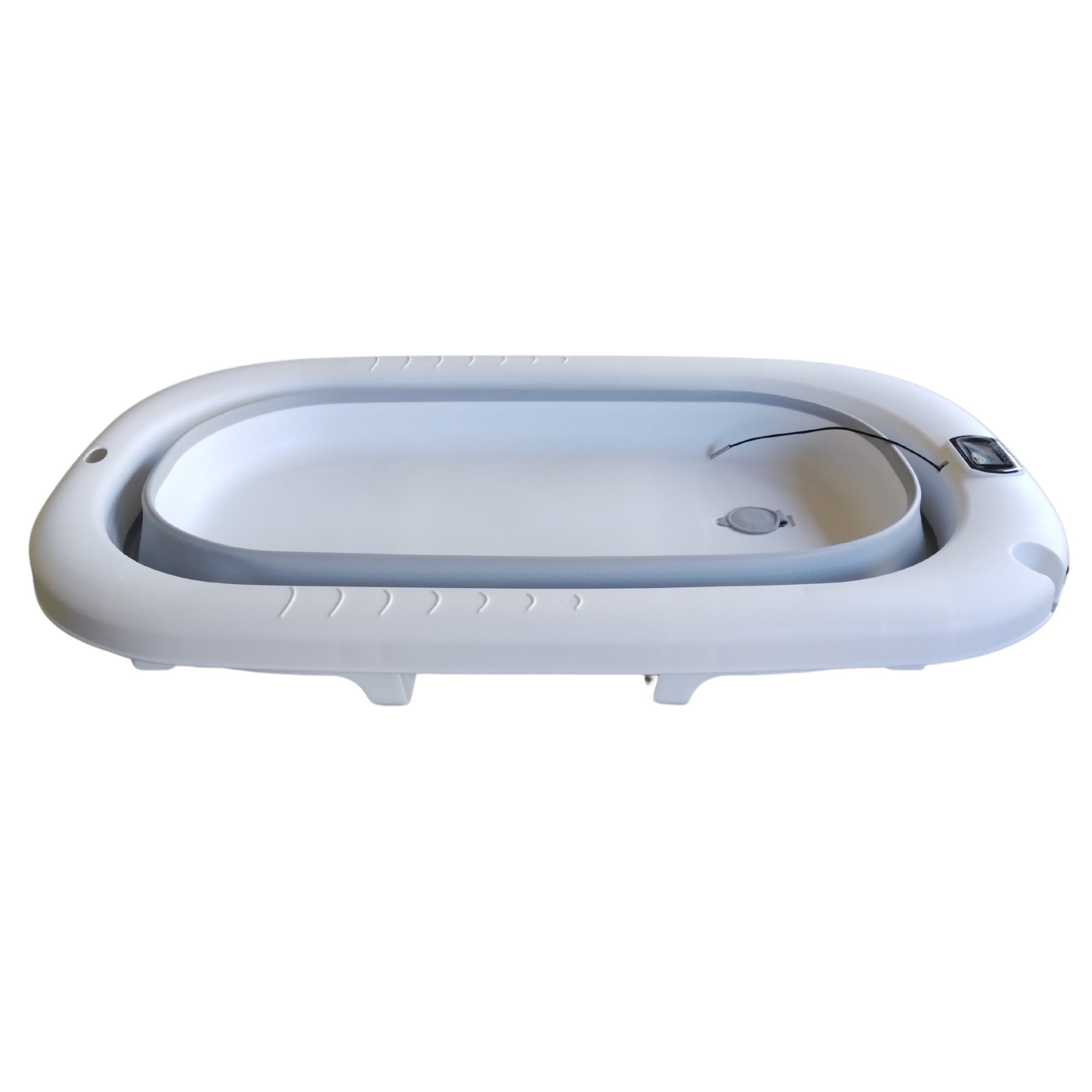 BAÑERA COBABY COB33280-G PLEGABLE CON HAMACA Y TERMOMETRO GRIS - 3