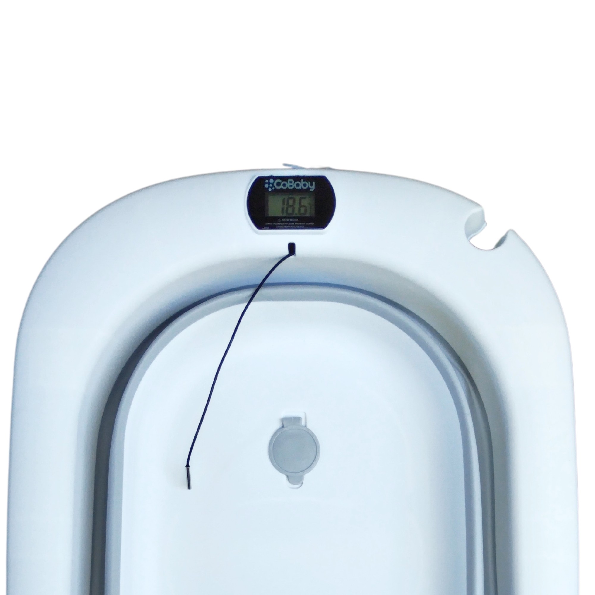 BAÑERA COBABY COB33280-G PLEGABLE CON HAMACA Y TERMOMETRO GRIS - 7
