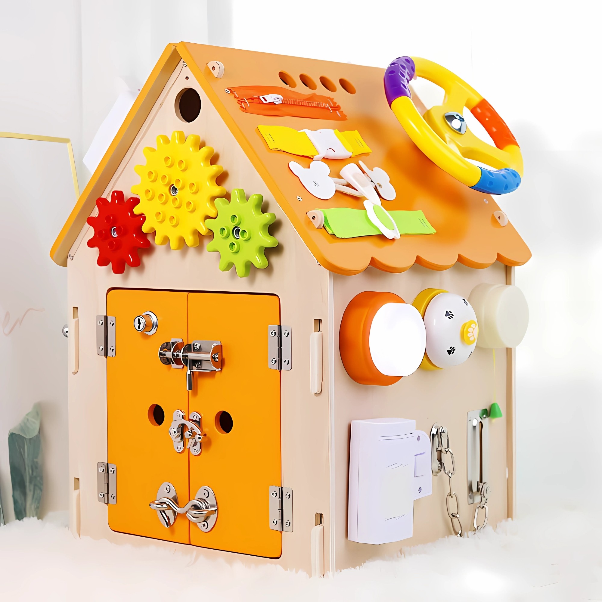 CUBO EDUCATIVO MONTESSORI CASITA DE MADERA - 2