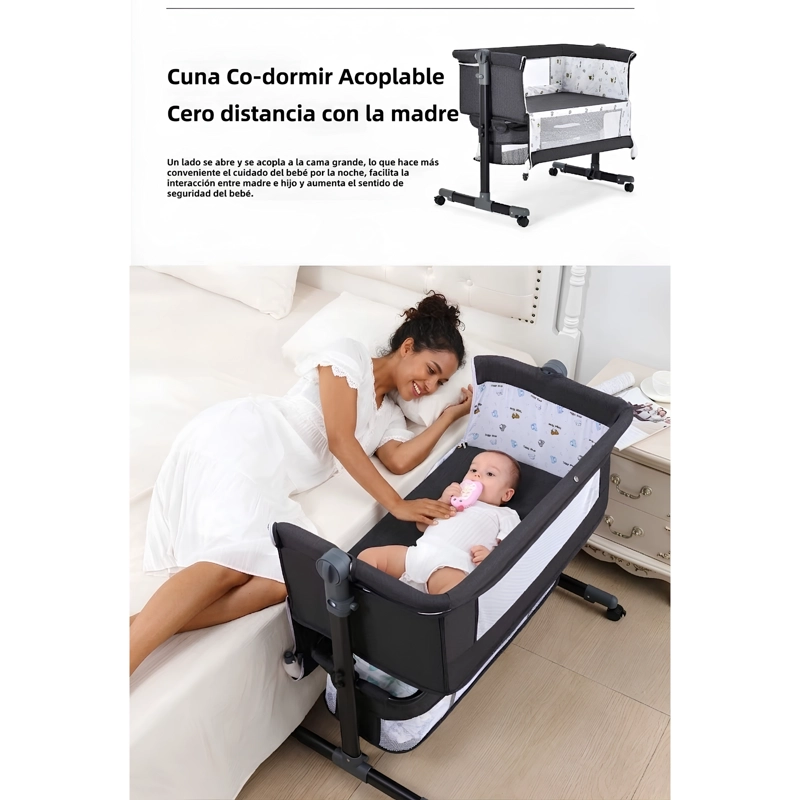 CUNA MOISES COLECHO Y MECEDOR JUNTO A MI COBABY - 4